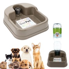 Wasserspender PET Flasche Hunde Katzen Wasserautomat Reise Trink Napf Unterwegs
