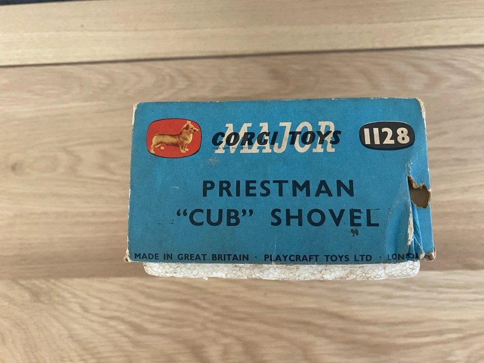 Vintage Corgi Major Toys No. 1128 - Priestman Cub Shovel Digger In Original Box - Image 3 of 4