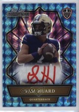 2021 Alumination NIL Collegiate Edition Holo-Lux Blue 8/8 Sam Huard Auto 0rd2