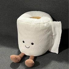 Creative 15cm Toilet Paper Plush Doll Cute Cartoon Plush Stuffed Toy Gift Plush