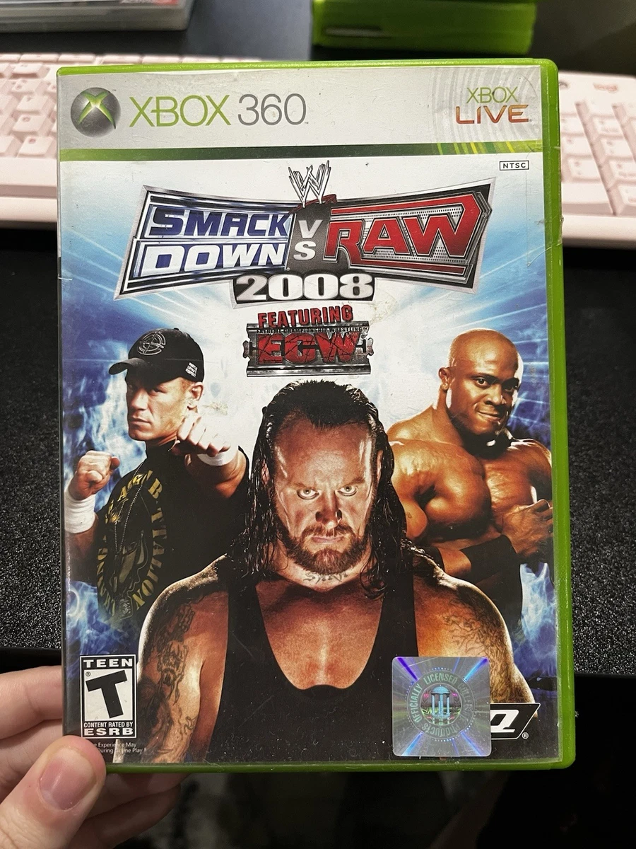 Microsoft Xbox 360 WWE SmackDown vs. Raw 2008 Video Games for sale