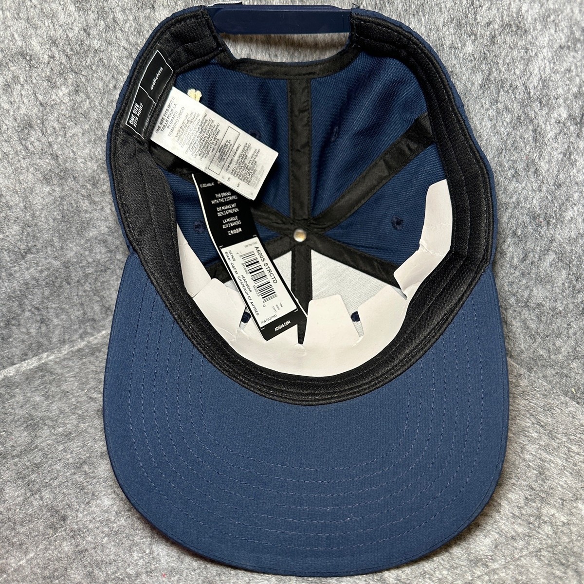 Adidas Blue 128th Boston Marathon Bank of America Race Snapback Hat Cap OSFM View 6