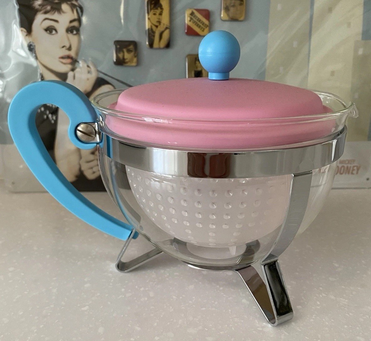 BODUM Chambord Glass Tea Infuser Limited Edition TEAPOT