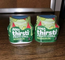 2x Ninja Thirsti Watermelon Lime Flavored Water Drops - Zero Calories & Sugar