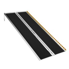 Portable Wheelchair Ramp Non-Slip Aluminum Folding Wheel Chair Ramp for Home
