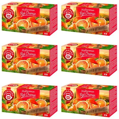 TEEKANNE - Mediterranean Red Orange - Früchtetee Blutorange - 6x20 Teebeutel - Bild 1 von 3