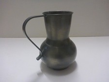 WHM Reinzinn Zinnkrug, Gesamthöhe 17 cm, Durchmesser oben 8 cm