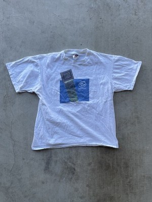 White vintage Intel inside chip Pentium tee Size L