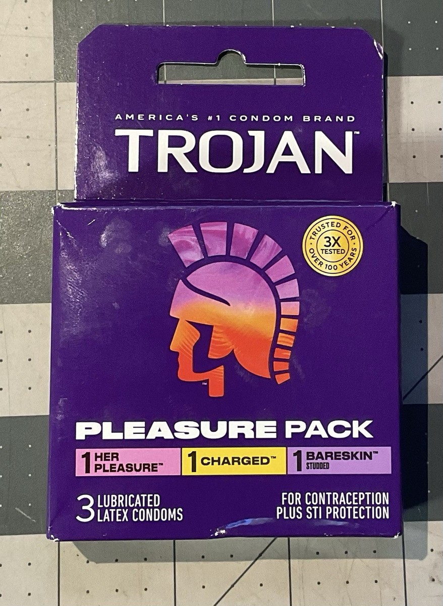 Trojan Lubricated Condom Pleasure Pack - 36 Count for sale online