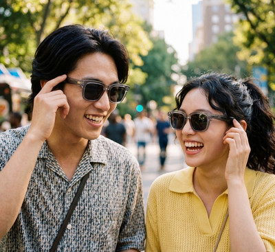 JBL Soundgear Frames Square Audio Glasses Bluetooth Sunglasses OpenSound Black