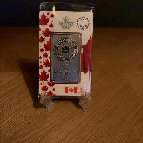 Royal Canadian Mint Premium Bullion 2025 1 oz .9999 Silver Bar Sealed Assay