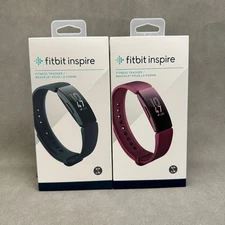 NEW Fitbit Inspire 1 Health & Fitness Tracker- Black/Red US