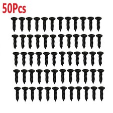 50X Iron Guitar Pickguard Screws For Fender Strat/Tele Electric Guitar Bass A