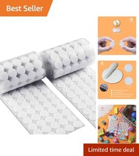 Waterproof Strong Adhesive Dots - 300pcs Hook Loop Dots for Crafting Repair