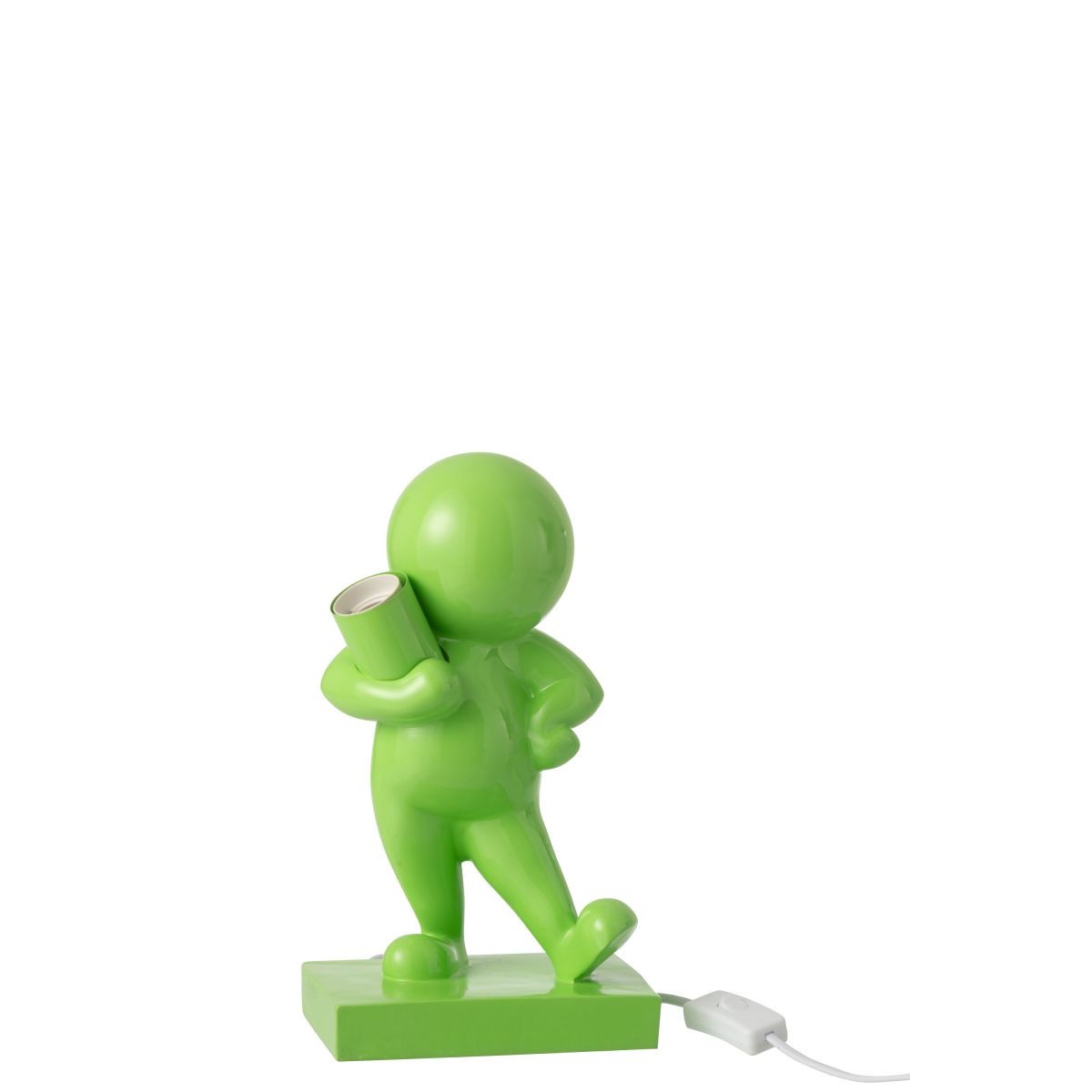 Lampe de table Marcel en résine 30cm vert bouteille finition mate - 2