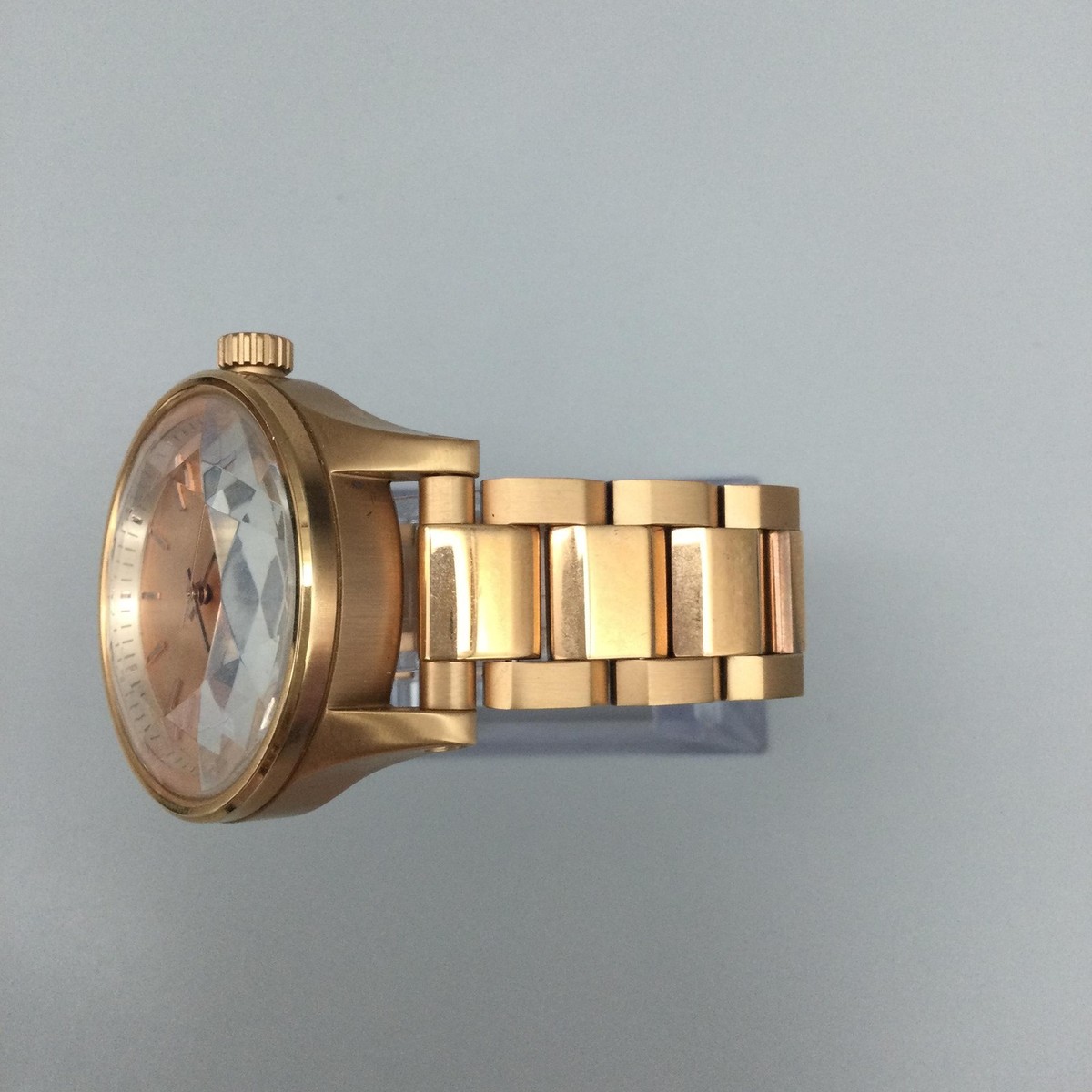 Nixon The Facet Women Watch 38mm Rose Gold Gold Tone Bracelet New