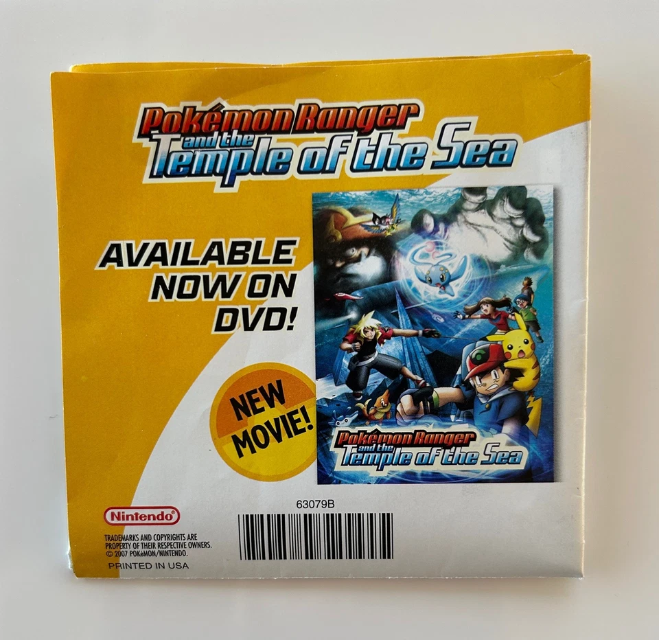 РЕДКИЙ промо-плакат Pokémon Battle Revolution 2007 для Wii коллекционная вставка 12x16 - Изображение 3 из 4