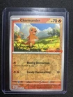 Pokemon Charmander Reverse Holo Card 004/165 GameStop Promo Exclusive