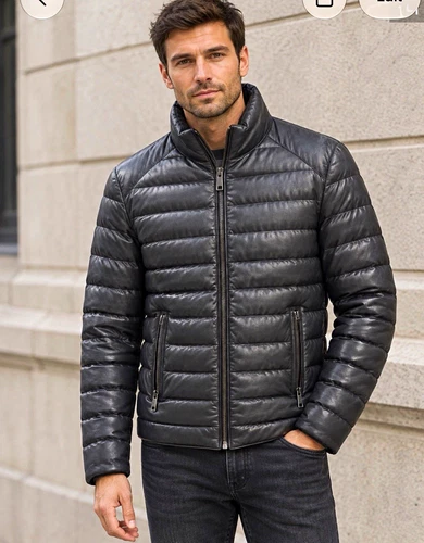Milestone MS Hendrik Men’s Black Quilted Puffer Jacket Size M EU 50 NWT video thumbnail