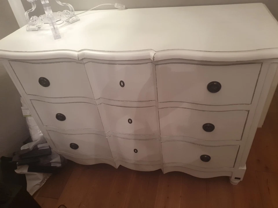 Kommode weiß massiv 130 cm