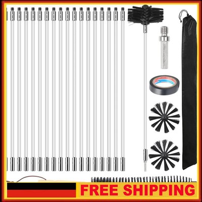 Flexible Chimney Sweep Set Chimney Dryer Pipe Inner Wall Cleaning Brush