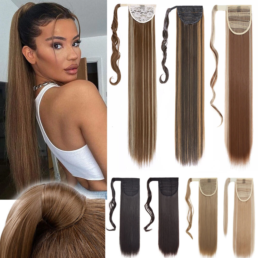 Clip in ponytail clearance extension ebay