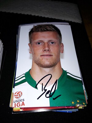 Signed Photo Brian Behrendt Rapid Vienna NEW