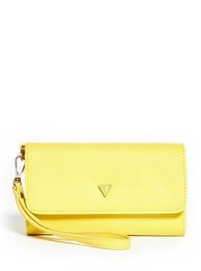 guess wallet yellow