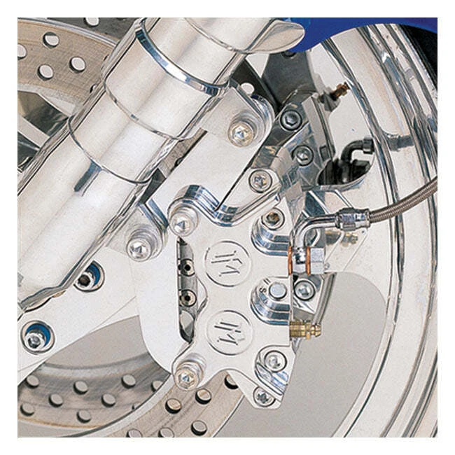 Performance Machine Motorcycle Caliper Bracket Front Left Polished - 11.5 Inch - Image 3 of 3