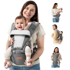 Cargador De Bebes Canguro Mochila Fular Portabebes Cangurera Seguro Ergon mico