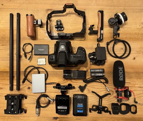 Blackmagic Pocket Cinema Camera 6K Pro. EF Mount. With lots of accessories.