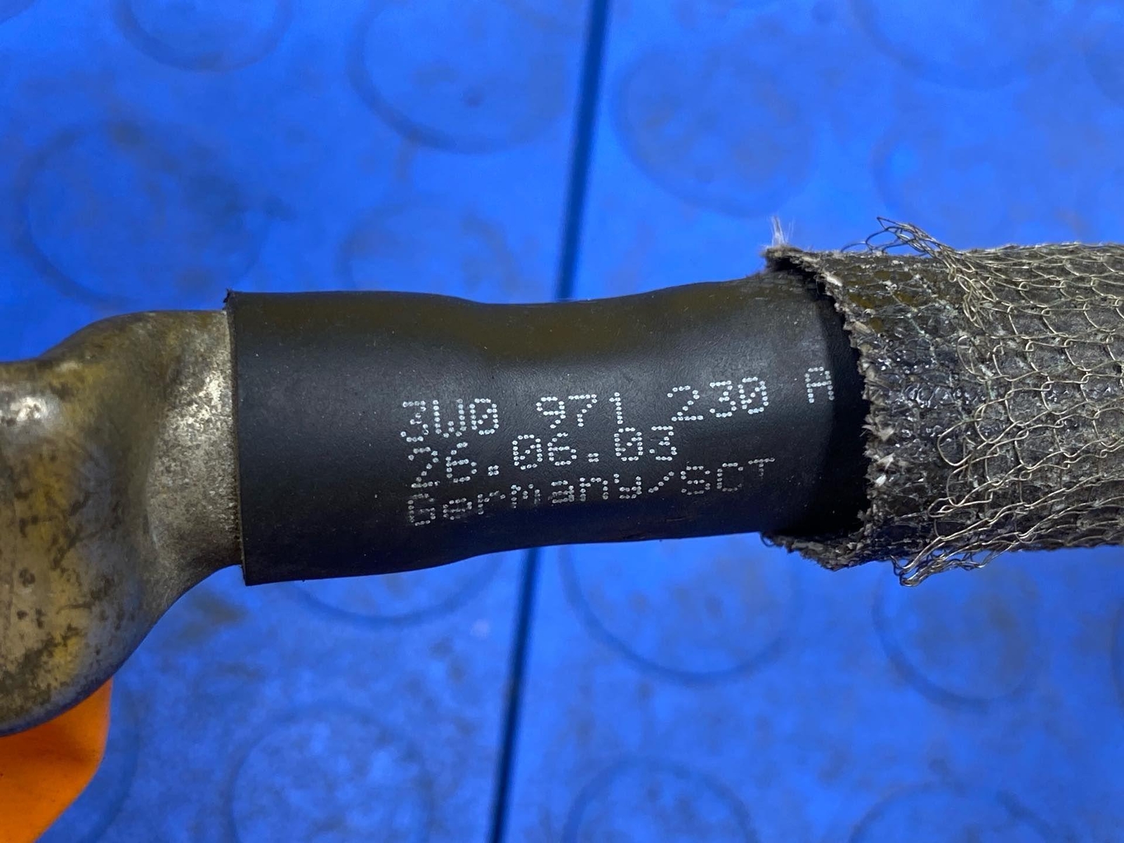 08 09 10 11 BENTLEY Continental GT Alternator Starter Cable Wire OEM 3W0971230A