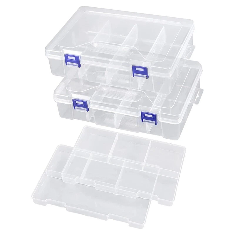 Tackle Box Fishing Tackle Box Storage Box 2 Pack Compartment Storage Box Tr  H9H9