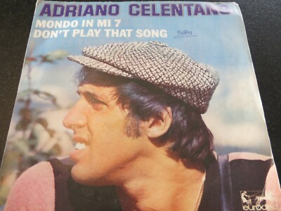 ADRIANO CELENTANO - Mondo In Mi 7 SINGLE 7'' VINYL / EURODISC - 911 124 / 1977
