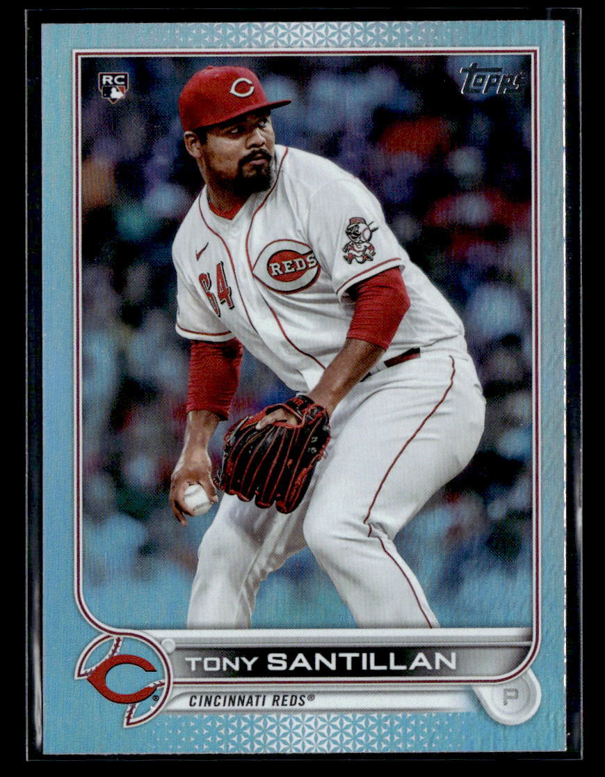 2022 Topps #111 Tony Santillan Rainbow Foil