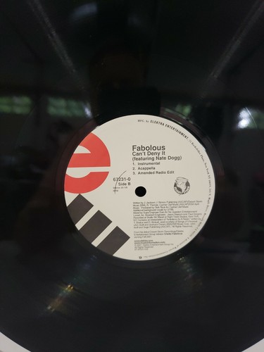 2001 Fabolous Can't Deny It Nate Dogg 12 inch Vinyl Record Desert Storm Records - Picture 3 of 3