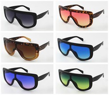 Shield Sunglasses Google Designer Biohazard Retro Senders Style