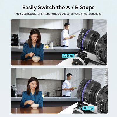 SMALLRIG Wireless Follow Focus Kit (Lite) Con Controller A Volantino E Motore Ricevitore, Stop A - Foto 7