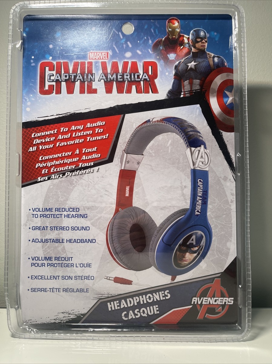 Marvel eKids Avengers Captain America Civil War Headset | eBay