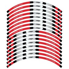 Strip Motorcycle Wheel Sticker Car Reflective Rim Tape Bicycle Auto Decal 16Pcs