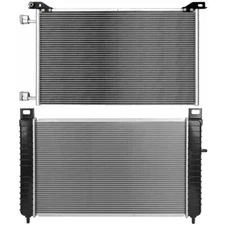 Radiator & AC Condenser Cooling Kit For 2000-2011 Chevrolet Silverado 1500 4.8L