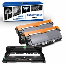 DR630 Drum Unit  2 x TN660 Toner for Brother HL-L2300D HL-L2360DW MFC-L2720DW