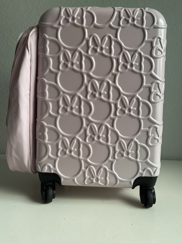 5 Piece Bioworld Disney Minnie Mouse 20” Carry On Packing Cubes Luggage Set NEW