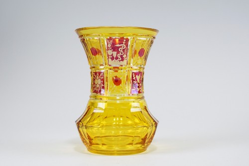 Ranftbecher Biedermeier Pokalglas Andenkenbecher 1840 Antik Glas - Bild 4 von 18