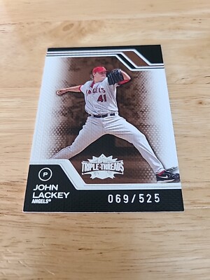 2008 Topps Triple Threads Sepia /525 John Lackey #113 Angels $$$