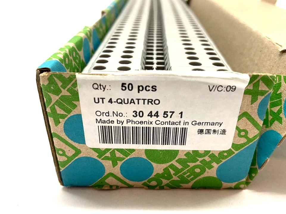 Phoenix Contact UT 4-QUATTRO Feed-Through Terminal Block 3044571 BOX OF 50 - Image 4 of 4
