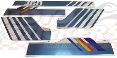 MOTOSTICKERS IVECO 330-36 - Adesivi azzurro metallizzato - Decalcomanie per cabina