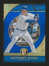 2017 Panini Chronicles Gold Standard Anthony Rizzo Cubs #9 Blue Base Rare 19/79