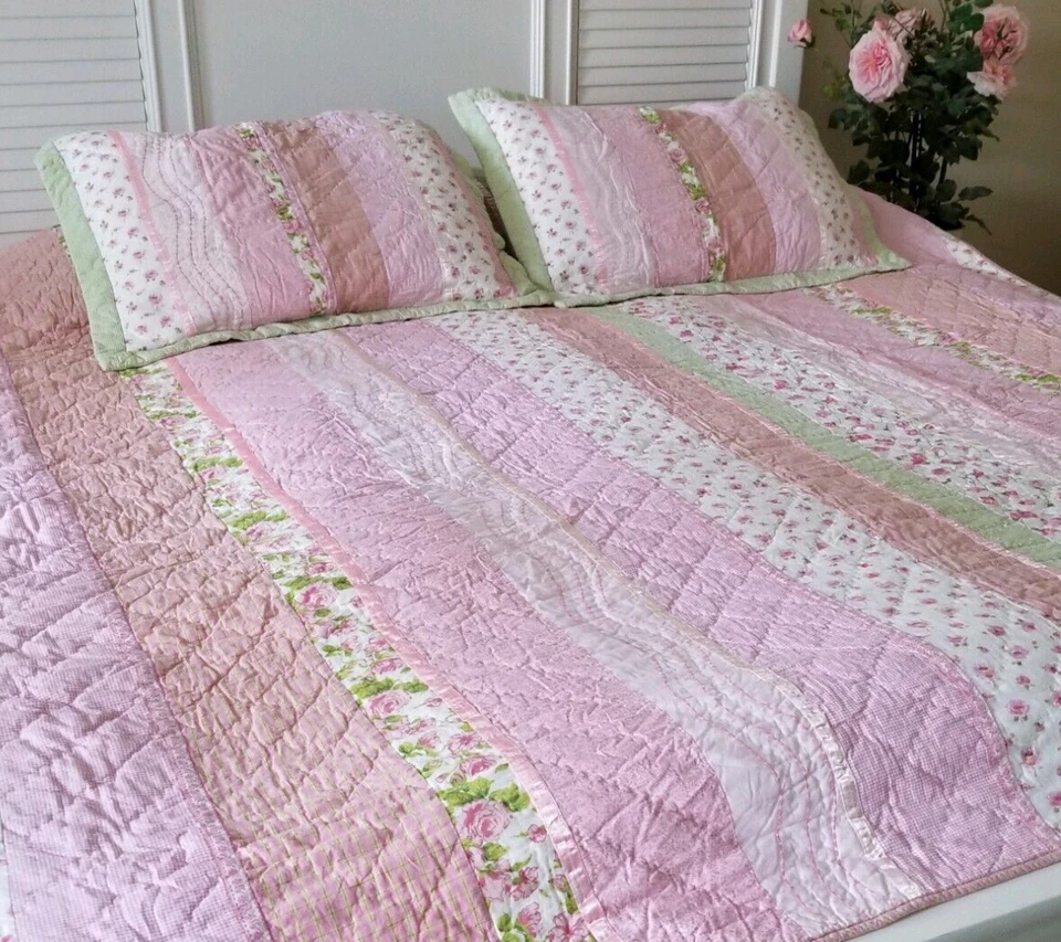 Edredón y fundas vintage Shabby Chic Pem America nuevo en stock Foto 2 de 4