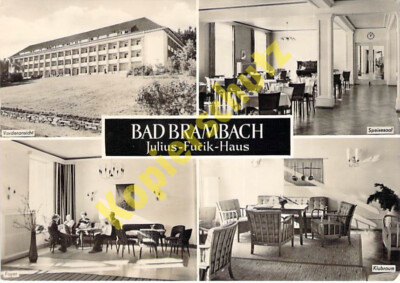 Bad Brambach AK Radiumbad Sanatorium Julius-Fucik-Haus Erholungsheim 